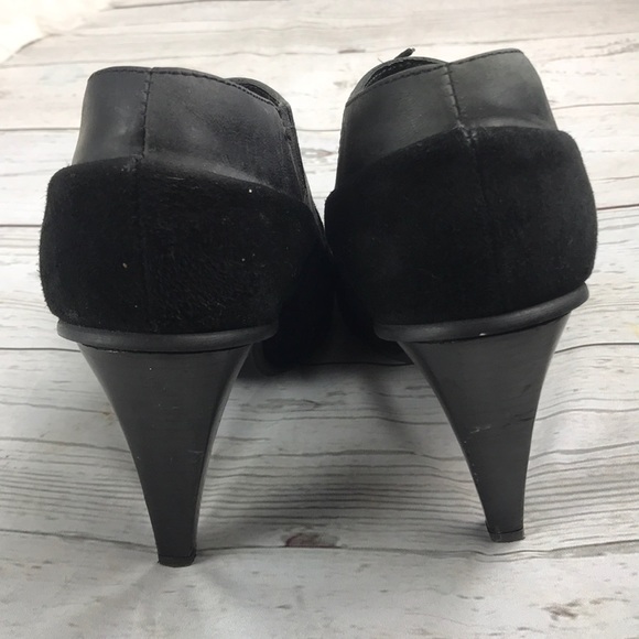 All Saints Spitalfields Black Suede Laceup Booties - Picture 5 of 7